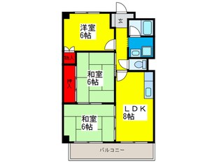 ウィンディ田中の物件間取画像